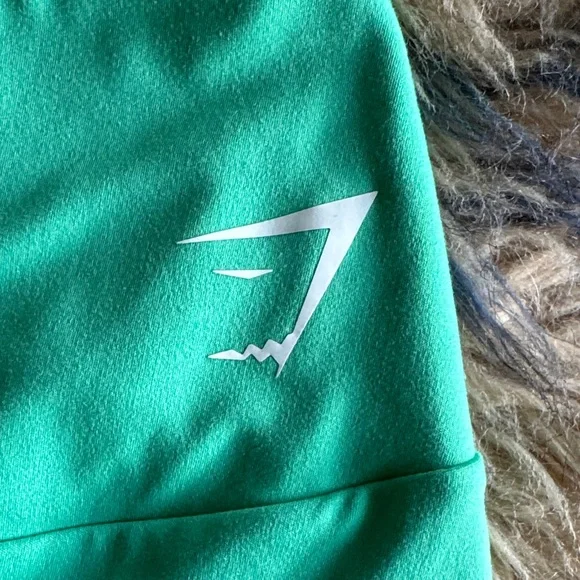 Gymshark Lime Green High-Rise Bike Shorts - Picture 3 of 3